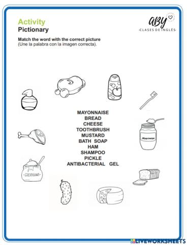 Vocabulary about food