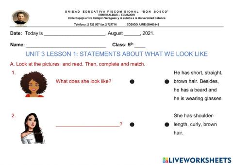 Statements-what we look like