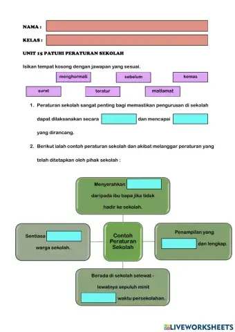 Unit 15 Patuhi Peraturan Sekolah (2)