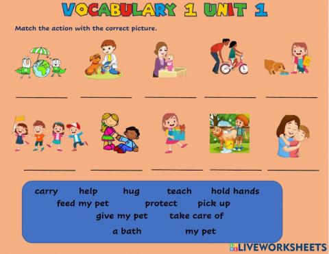 Vocabulary 1 Unit 1