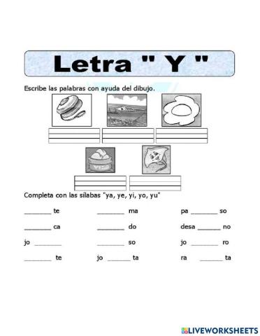 Letra y