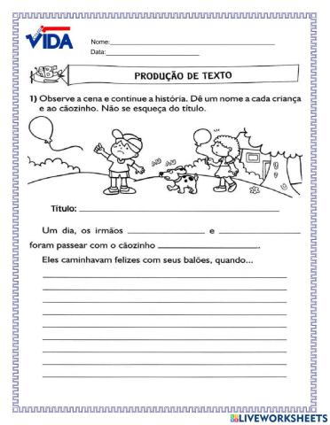 Produção de texto