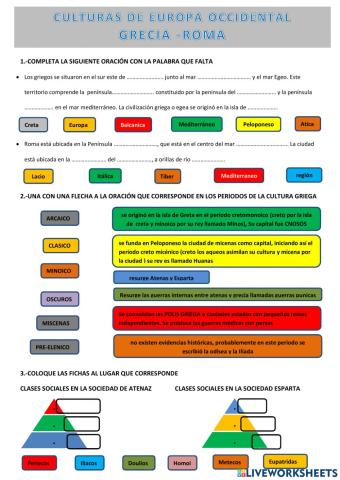 Cultura Griega y Romana