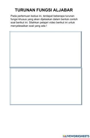 Trurunan fungsi aljabar