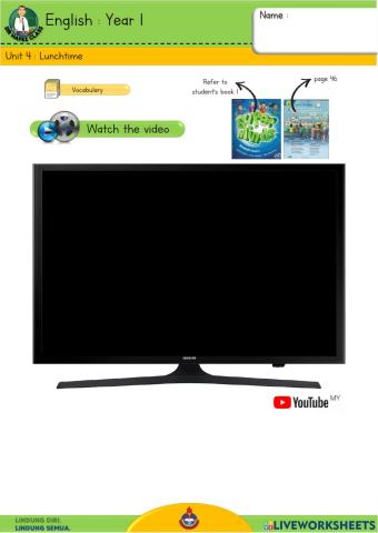 English Y1 - Lunchtime 2