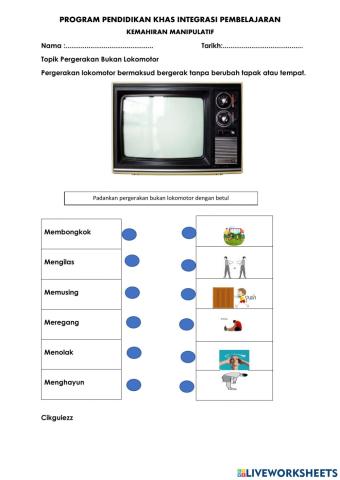 Pergerakan Bukan Lokomotor