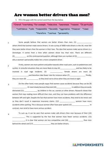 Week 5: Writing Worksheet 2