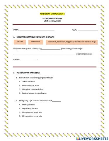 Nilai Kerajinan dalam Masyarakat