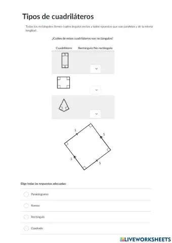 Tipos de cuadriláteros parte 1