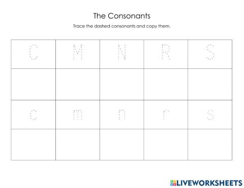 The consonant
