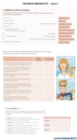 Preterito Imperfecto