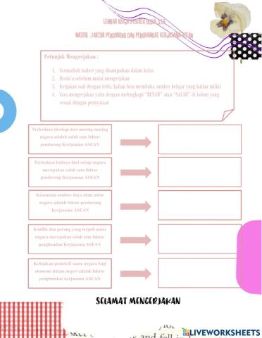 LKPD 3.1.6 dan 3.1.7 ASEAN