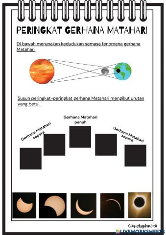 Unit 10 : Peringkat gerhana Matahari