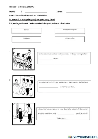 Berani berkomunikasi KSSRPK Tahun 4(cikgu Lina)