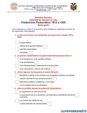 Predominio plutocrático