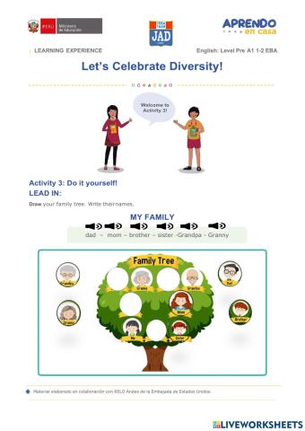 Activity 3: Let’s Celebrate Diversity!