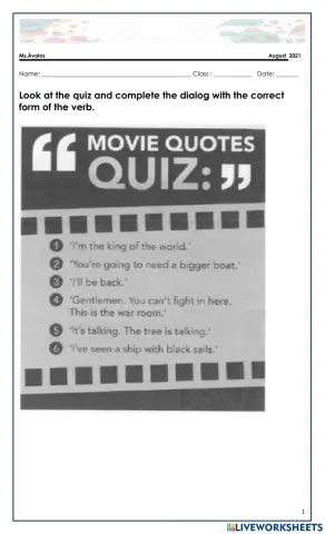 Movie quotes