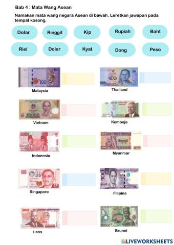 Mata wang asean tahun 3