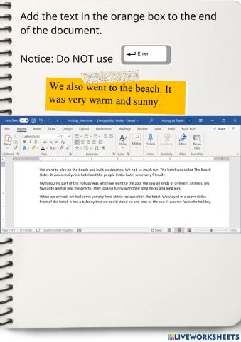 G3 - M1 - S1 - Add & Change text