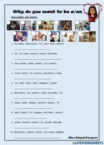 Writing - Why do you want to be ...