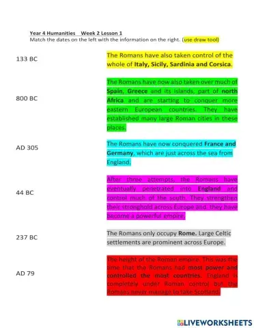 Humanities Week 2 Lesson 1