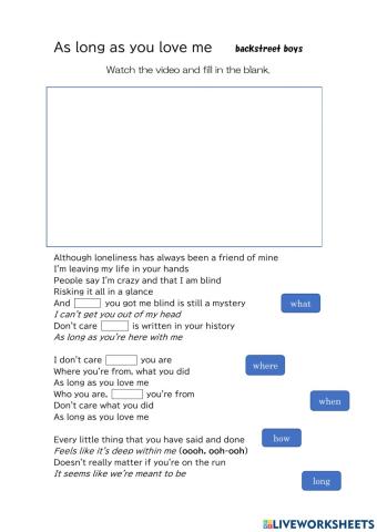 Listening backstreet boys