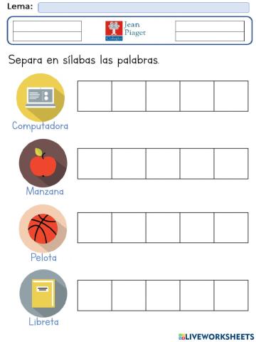 Diagnóstico sílabas