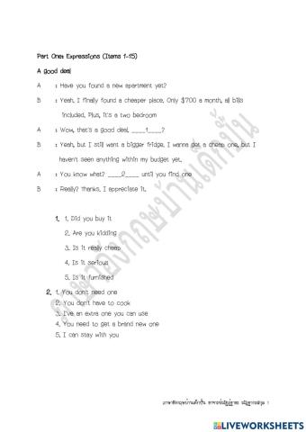 Situational dialogue by Ajarn.Natthaorn Natthakornsakul-G64