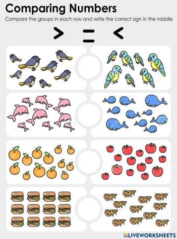 Comparison of numbers