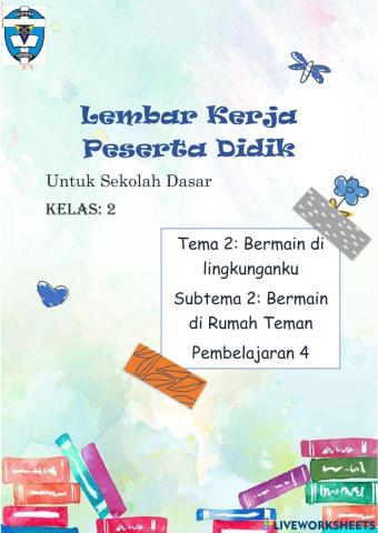 Lkpd kls 2 tema 2 subtema 2 pb 4