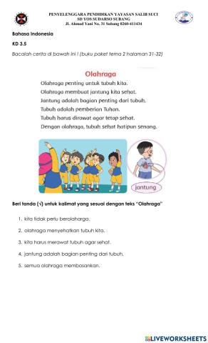 Memahami Teks Olahraga