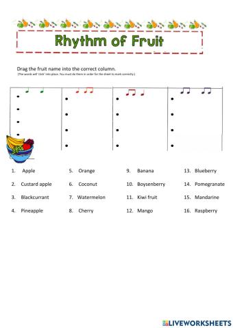 Rhythm of Fruit