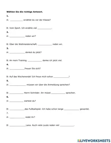 Frageartikel und Präpositionen