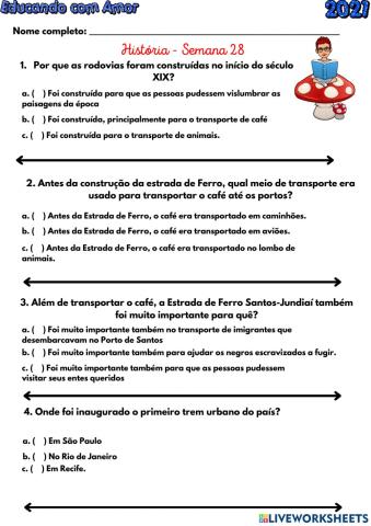 “O Transporte do café e as ferrovias”