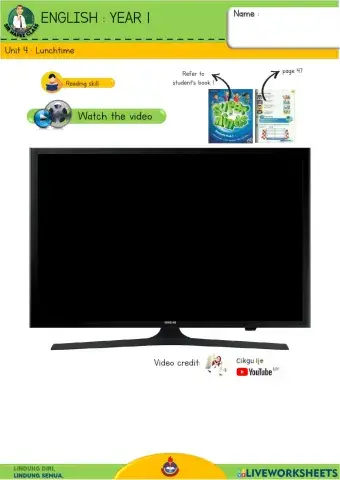 English Y1 - Lunchtime 03