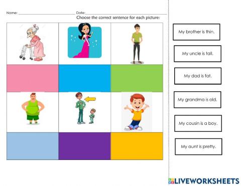 Family- Physical descriptions