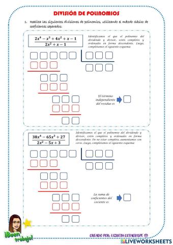 División de polinomios