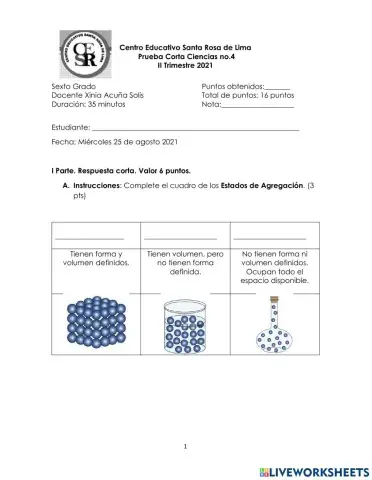 Prueba corta no.4-6 Grado 2021 II Tri