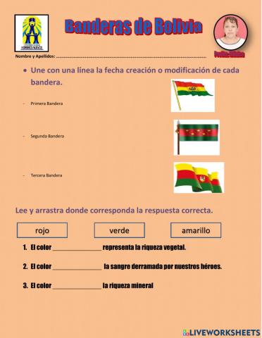 Las banderas de mi país