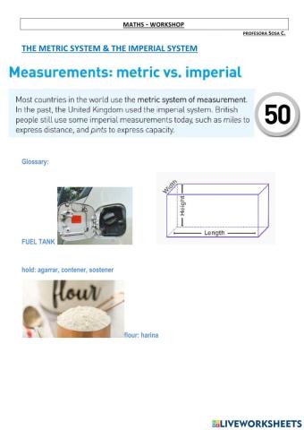 Imperial vs Metric System