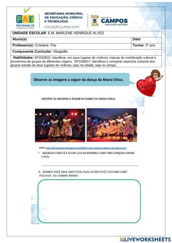 Atividades Culturais