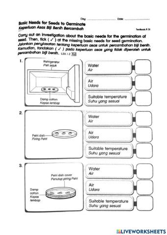 Basic need of plants