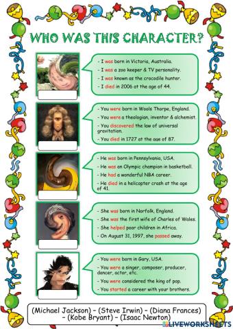 Who was this Character?