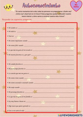 Autoconocimiento