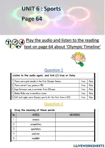 English plus 1 year 5 page 64