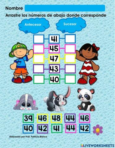 La familia del 40 antecesor y sucesor