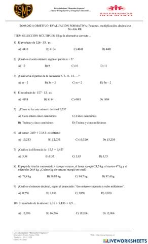 Evaluación Formativa