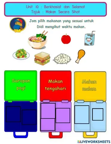 Makan secara sihat 1