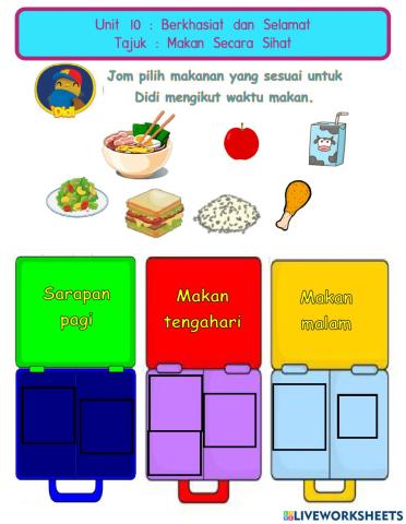 Makan secara sihat 1