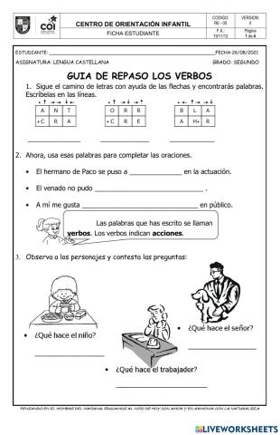 Guia de lengua castellana